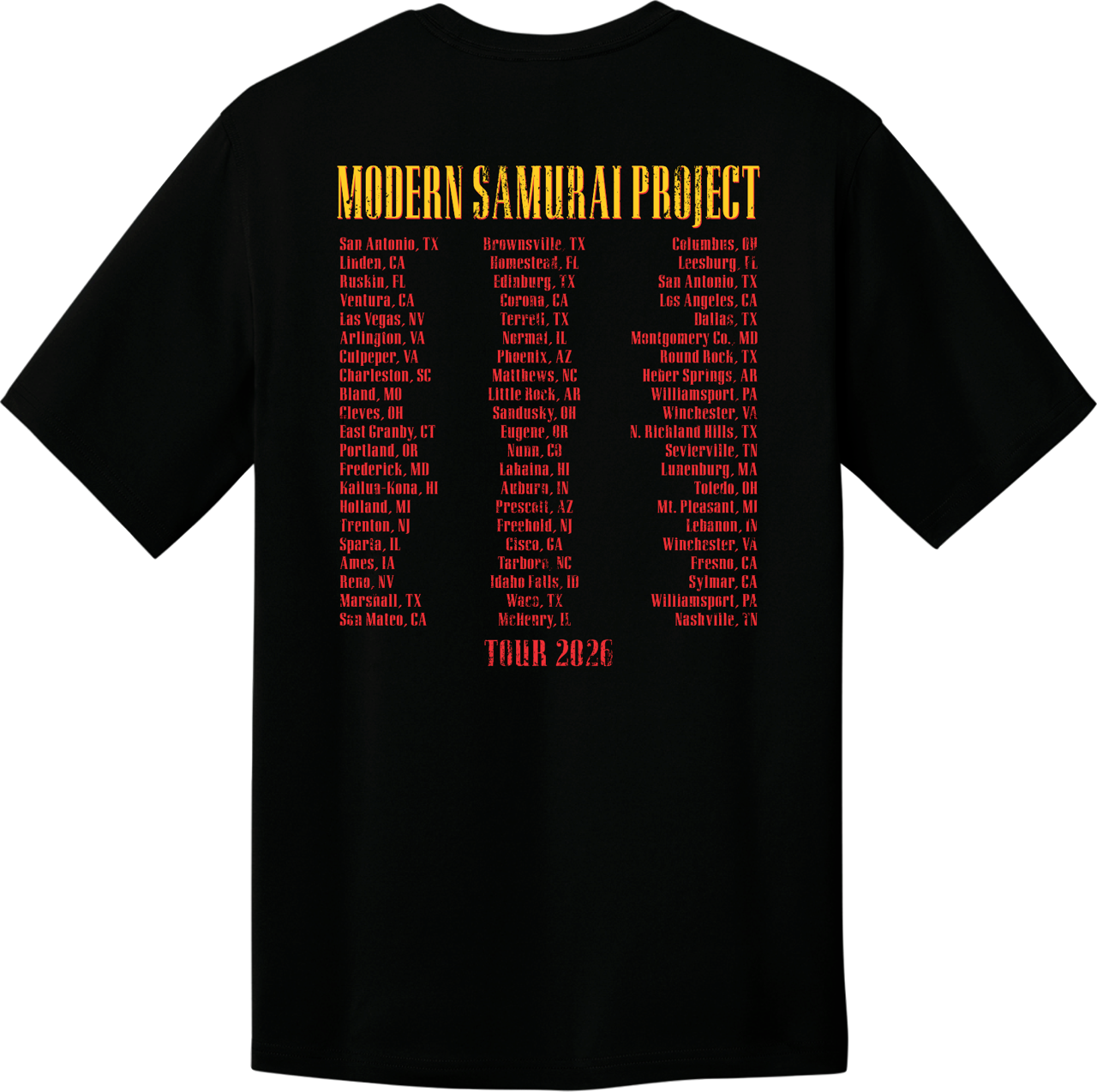 MSP Tour 2026 T-Shirt
