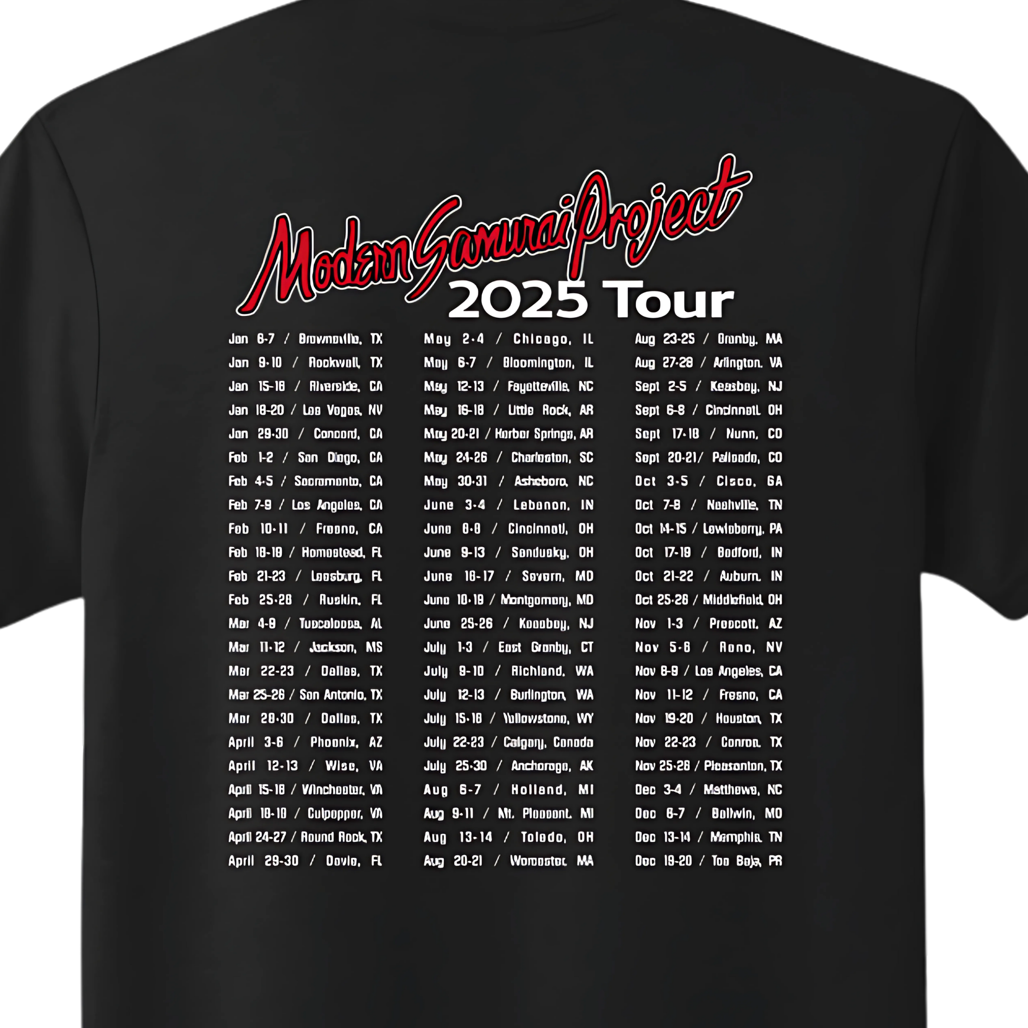 MSP Tour 2025 T-Shirt