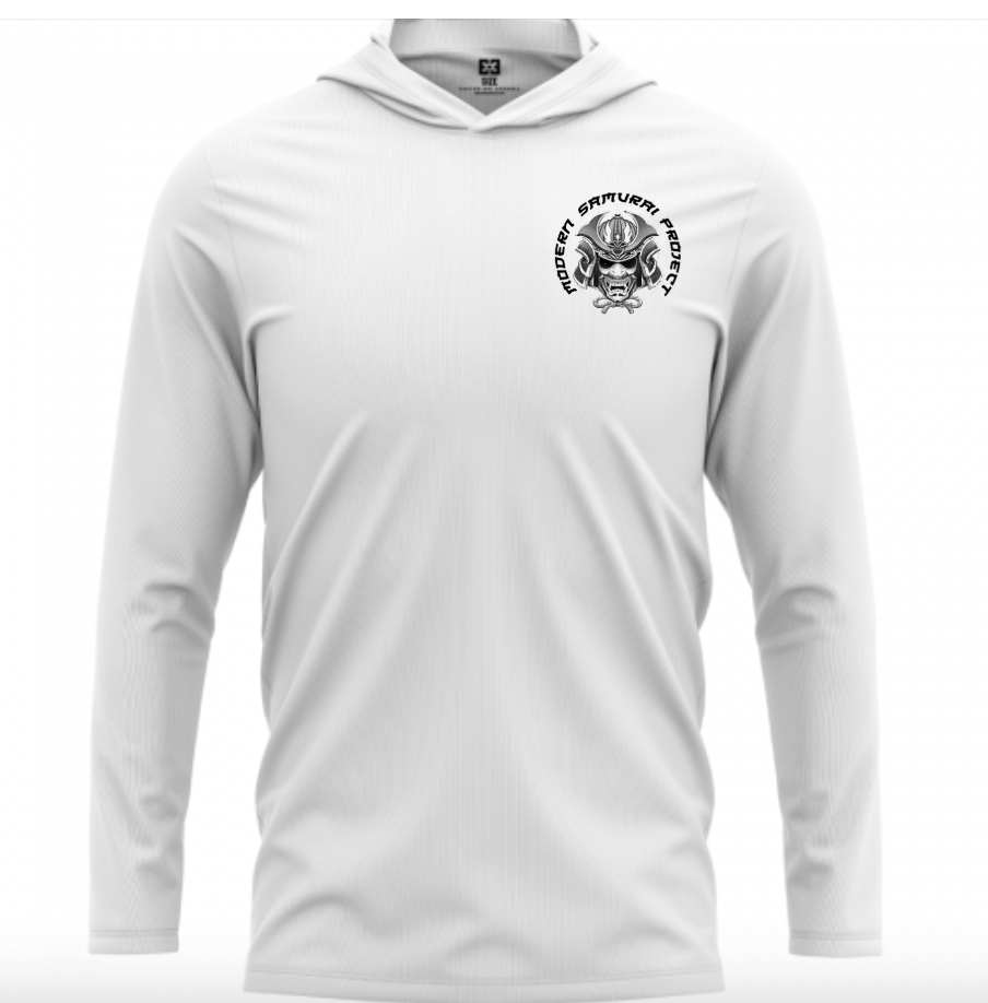 "The Great Wave" Performance UPF Shirt w Hood and Pocket for AIWB