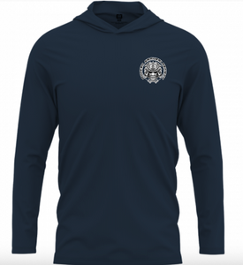 "The Great Wave" Performance UPF Shirt w Hood and Pocket for AIWB